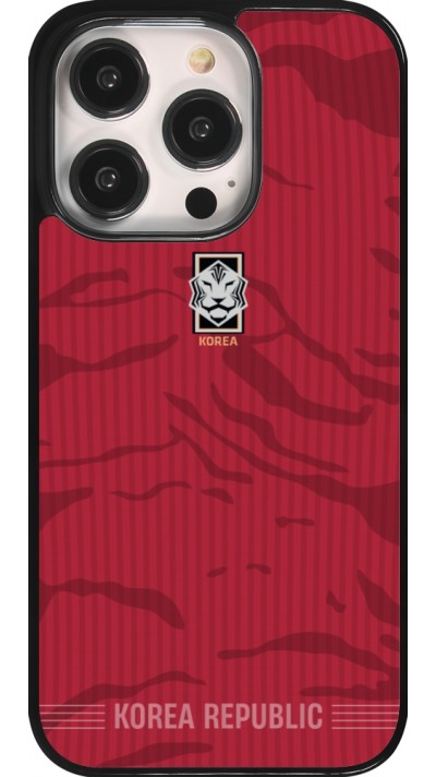 Coque iPhone 14 Pro - Maillot de football Corée du Sud 2026 personnalisable