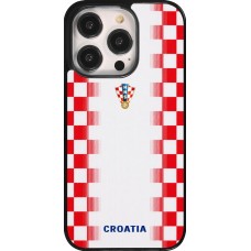 Coque iPhone 14 Pro - Maillot de football Croatie 2026 personnalisable