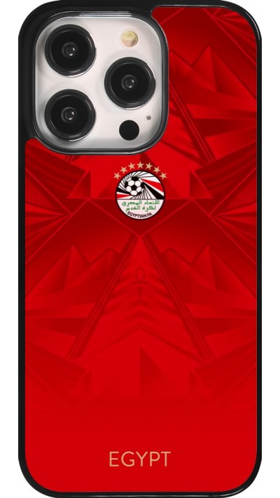 iPhone 14 Pro Case Hülle - Ägypten 2026 personalisierbares Fussballtrikot