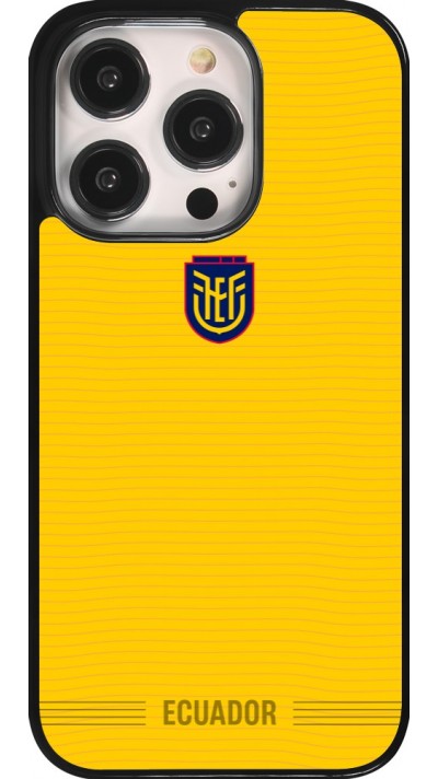 iPhone 14 Pro Case Hülle - Ecuador 2026 personalisierbares Fussballtrikot