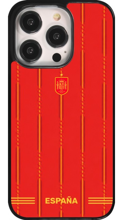 Coque iPhone 14 Pro - Maillot de football Espagne 2026 personnalisable