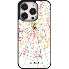 Coque iPhone 14 Pro - Maillot de football Ghana 2026 personnalisable