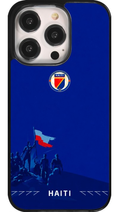 Coque iPhone 14 Pro - Maillot de football Haiti 2026 personnalisable