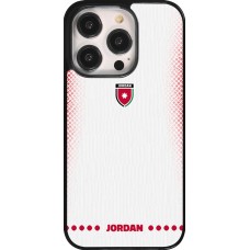 Coque iPhone 14 Pro - Maillot de football Jordanie 2026 personnalisable