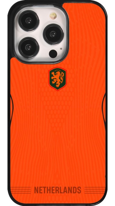Coque iPhone 14 Pro - Maillot de football Pays-Bas 2026 personnalisable