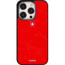 Coque iPhone 14 Pro - Maillot de football Suisse 2026 personnalisable