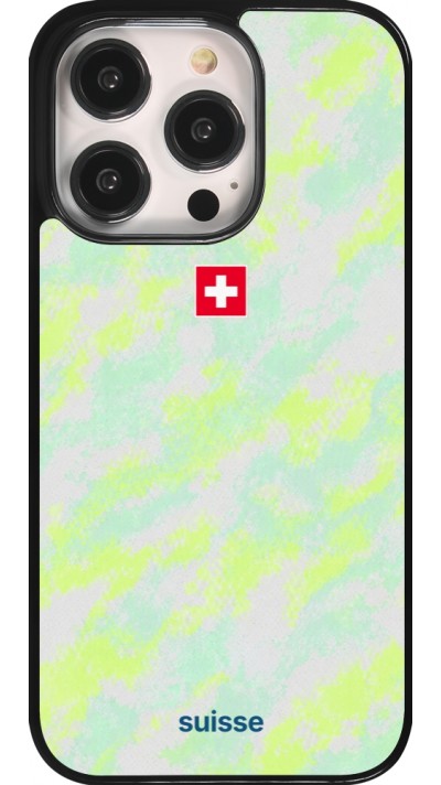 Coque iPhone 14 Pro - Maillot de football Suisse Away 2026 personnalisable