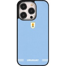 Coque iPhone 14 Pro - Maillot de football Uruguay 2026 personnalisable