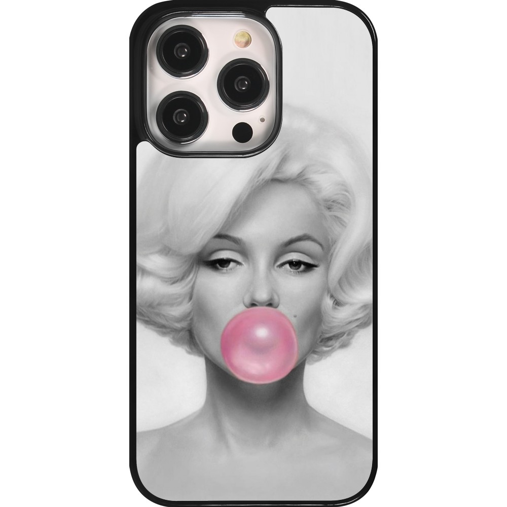 iPhone 14 Pro Case Hülle - Marilyn Bubble