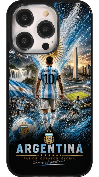 iPhone 14 Pro Case Hülle - Fussball Argentinien splash 2026