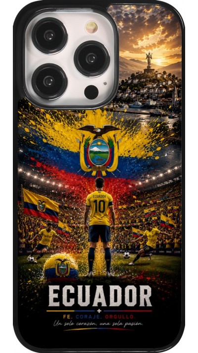 iPhone 14 Pro Case Hülle - Fussball Ecuador splash 2026