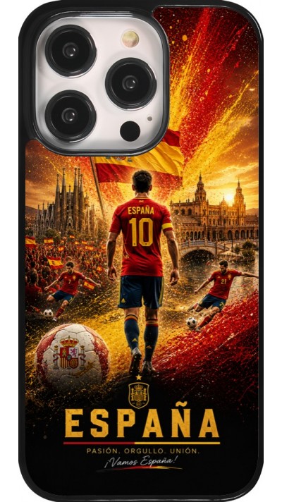 iPhone 14 Pro Case Hülle - Fussball Espanien splash 2026