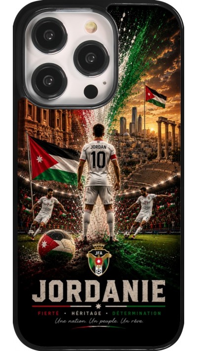 iPhone 14 Pro Case Hülle - Fussball Jordanien splash 2026