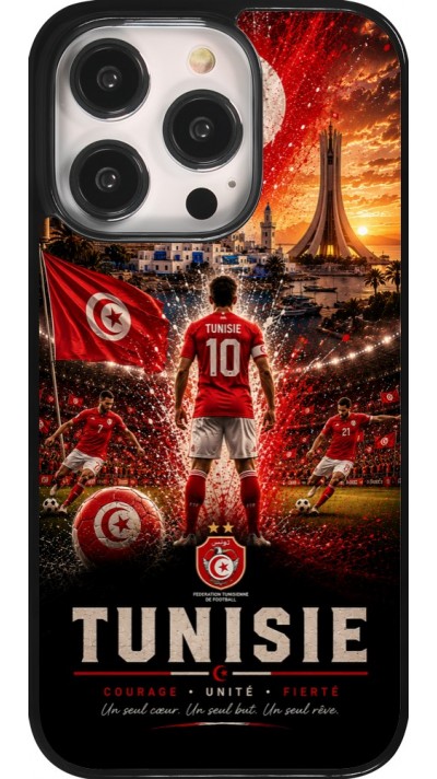 iPhone 14 Pro Case Hülle - Fussball Tunesien splash 2026