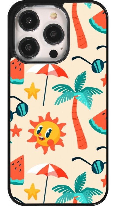 Coque iPhone 14 Pro - Summer 2025 Pattern soleil