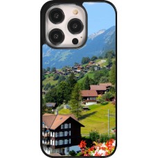 Coque iPhone 14 Pro - Fête Nationale Suisse Paysage