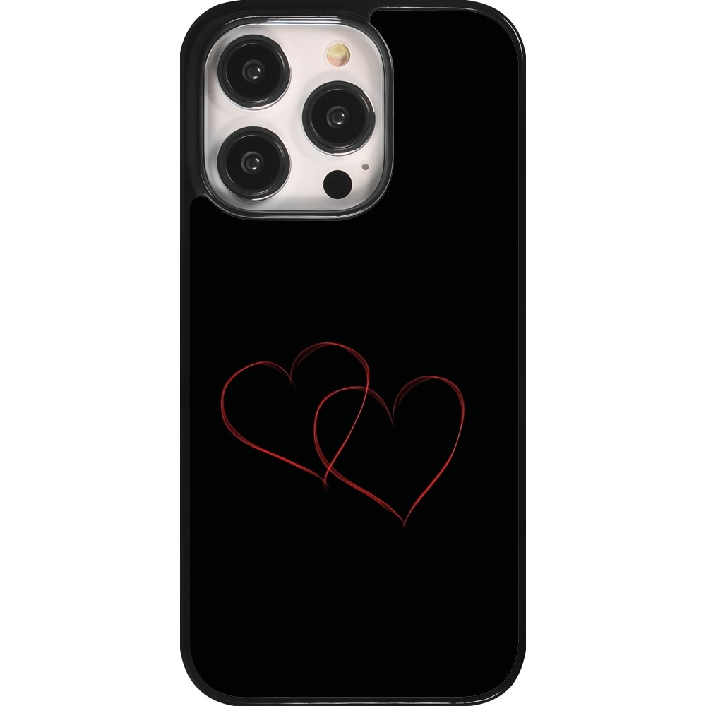 iPhone 14 Pro Case Hülle - Valentine 2023 attached heart