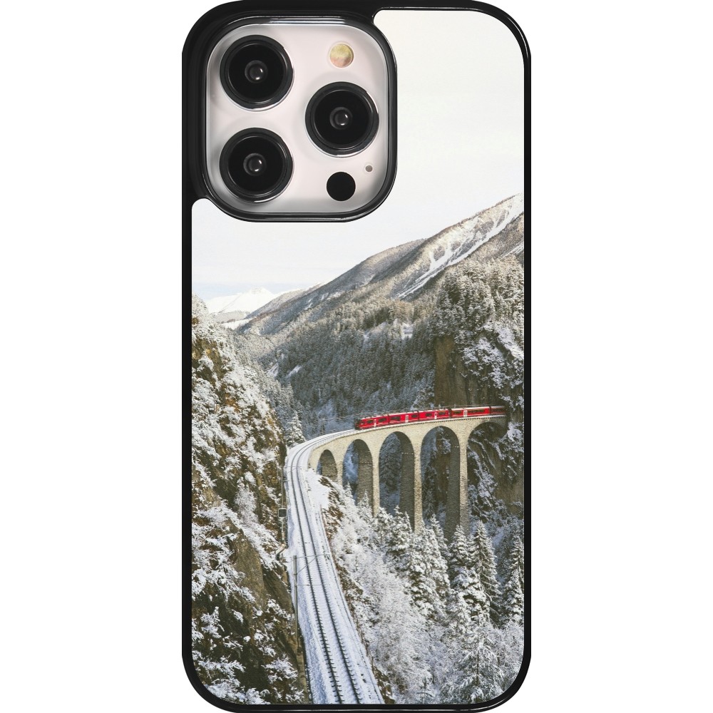 Coque iPhone 14 Pro - Winter 25 Winter polar express