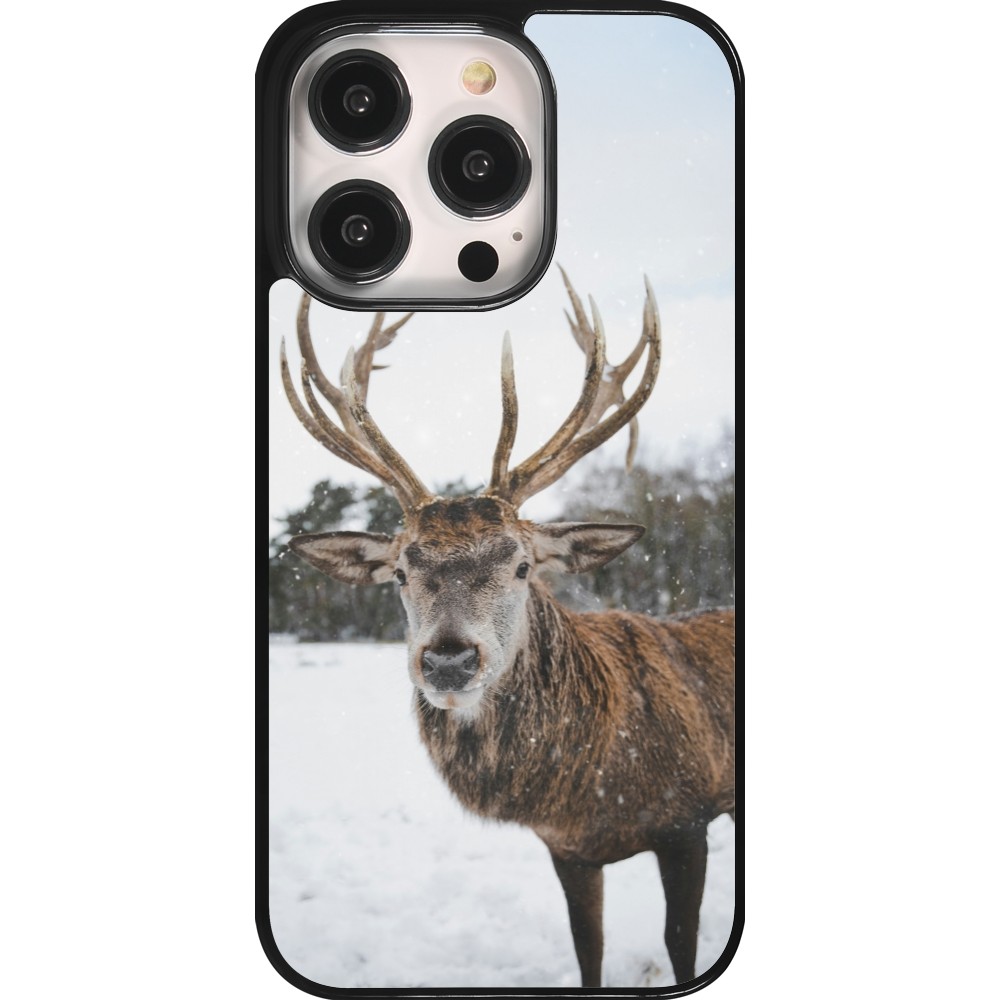 Coque iPhone 14 Pro - Winter 25 Winter reindeer