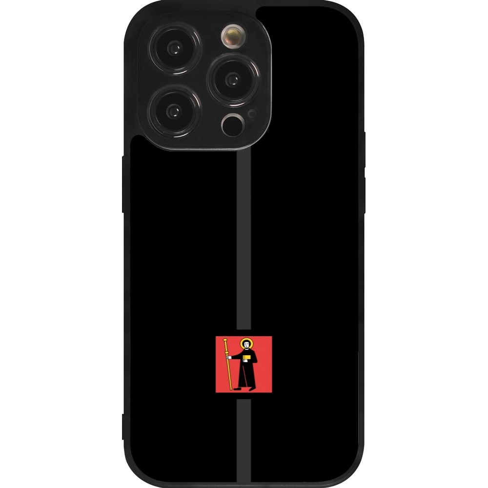 iPhone 14 Pro Case Hülle - Silikon schwarz Kanton GL schwarz