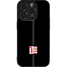 iPhone 14 Pro Case Hülle - Silikon schwarz Kanton JU schwarz