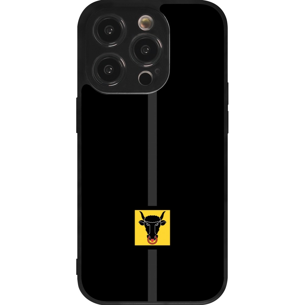 iPhone 14 Pro Case Hülle - Silikon schwarz Kanton UR schwarz