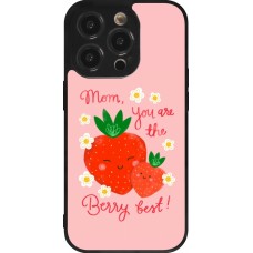 iPhone 14 Pro Case Hülle - Silikon schwarz Mom 2026 Berry best