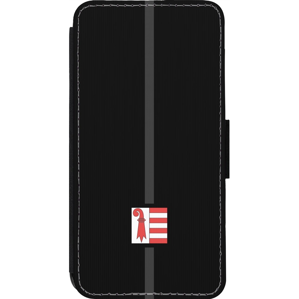 iPhone 14 Pro Case Hülle - Wallet schwarz Kanton JU schwarz