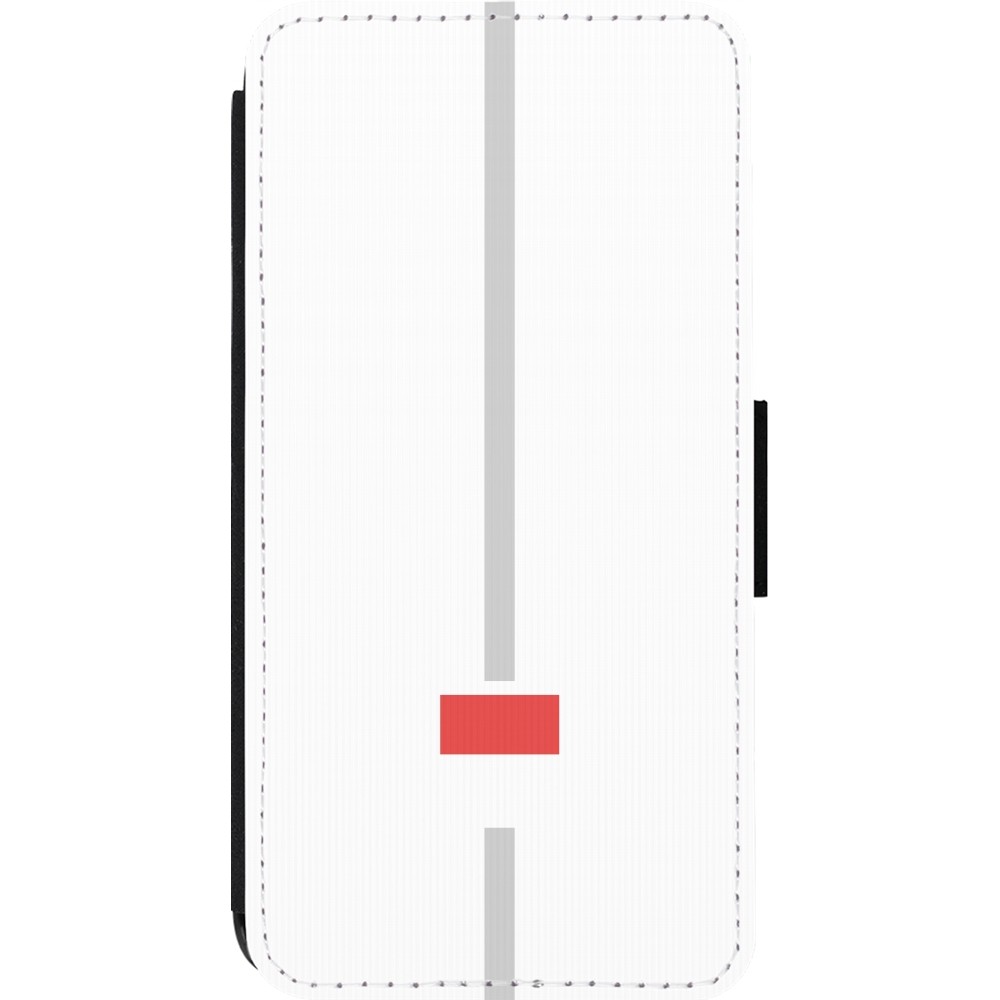 Coque iPhone 14 Pro - Wallet noir Canton SO blanc