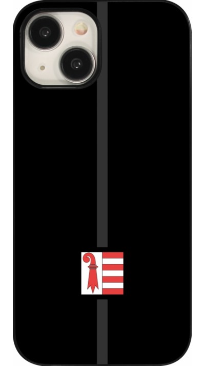iPhone 15 Case Hülle - Kanton JU schwarz