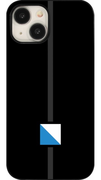 iPhone 15 Case Hülle - Kanton ZH schwarz