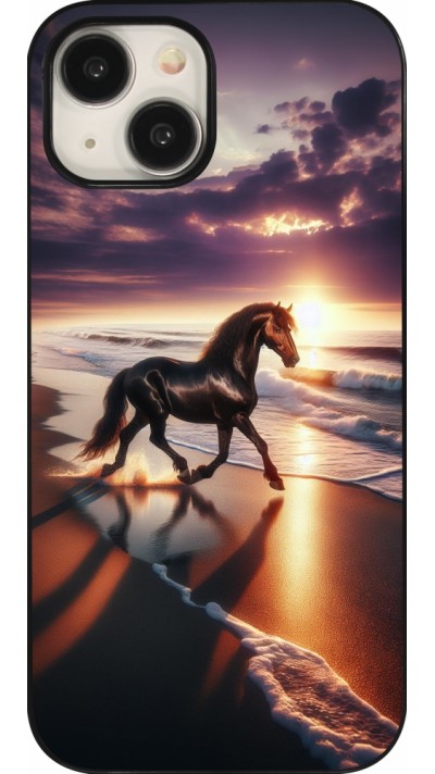 iPhone 15 Case Hülle - Pferd majestätisch Strand