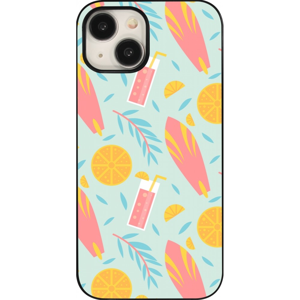 Coque iPhone 15 - Summer 2025 Pattern citron