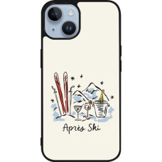 Coque iPhone 15 - Silicone rigide noir After the sky 2026