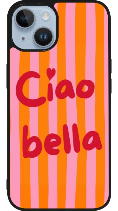 Coque iPhone 15 - Silicone rigide noir Bye Bella 2026