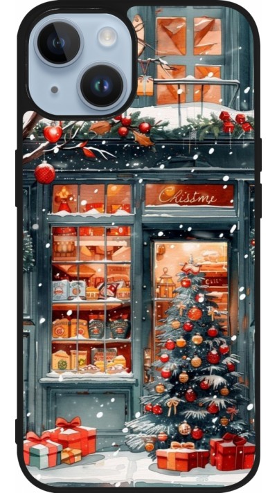Coque iPhone 15 - Silicone rigide noir Christmas 25 Xmas Shop