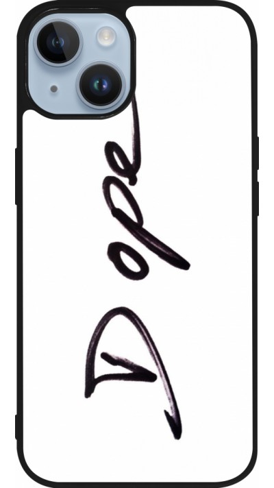 iPhone 15 Case Hülle - Silikon schwarz Dope