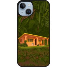 Coque iPhone 15 - Silicone rigide noir Benitos house DTMF