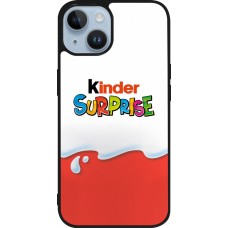 iPhone 15 Case Hülle - Silikon schwarz Kinder Surprise