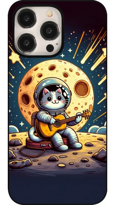 Coque iPhone 15 Pro Max - AstroCat RockLune