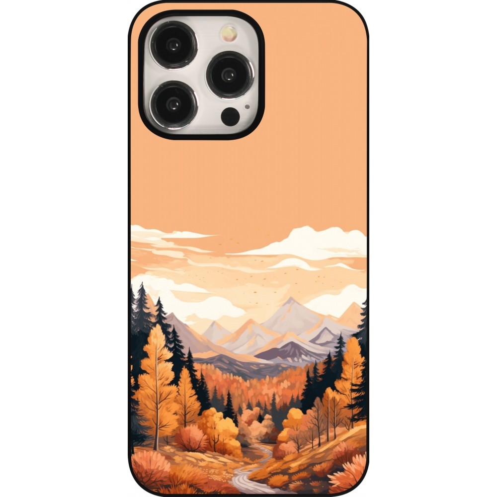 Coque iPhone 15 Pro Max - Autumn 25 Mountains
