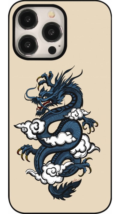 Coque iPhone 15 Pro Max - Blue Dragon Tattoo