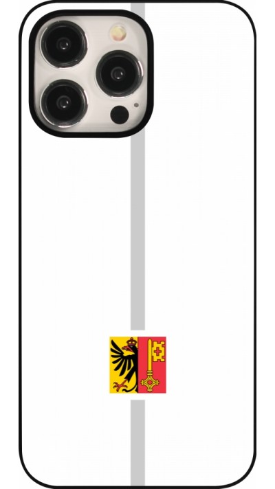 iPhone 15 Pro Max Case Hülle - Kanton GE weiss