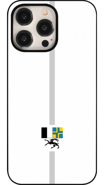 iPhone 15 Pro Max Case Hülle - Kanton GR weiss