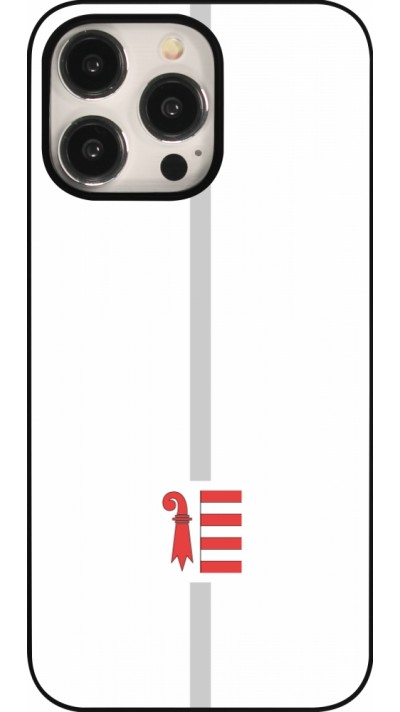 iPhone 15 Pro Max Case Hülle - Kanton JU weiss