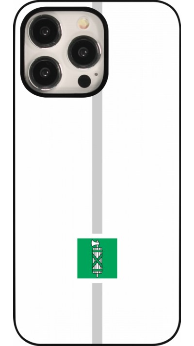 iPhone 15 Pro Max Case Hülle - Kanton SG weiss
