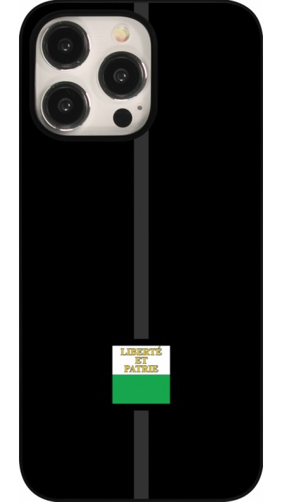 iPhone 15 Pro Max Case Hülle - Kanton VD schwarz