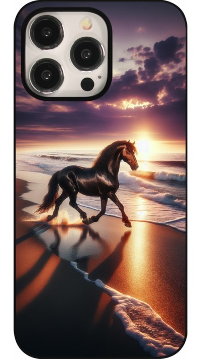 iPhone 15 Pro Max Case Hülle - Pferd majestätisch Strand