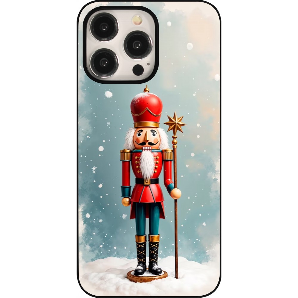 Coque iPhone 15 Pro Max - Christmas 25 Nutcracker Snow
