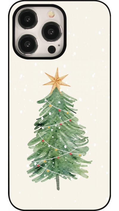 Coque iPhone 15 Pro Max - Christmas 25 Sketch Tree